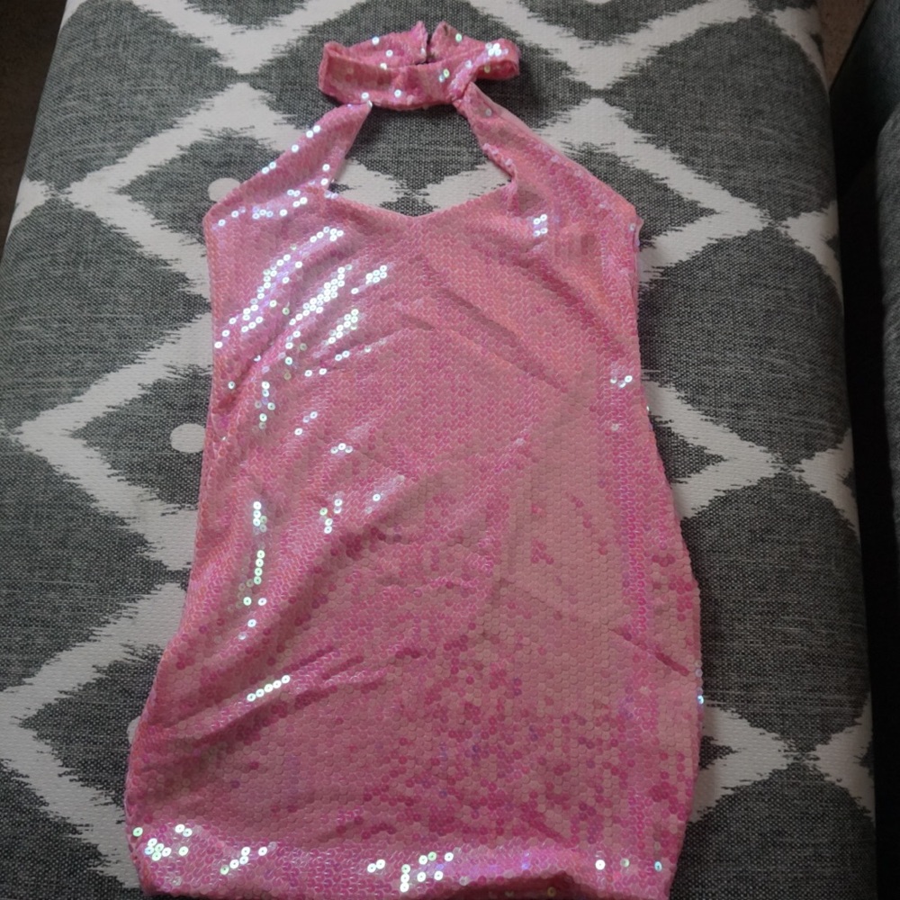 Sequin pink Dress
